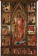 BIONDO, Giovanni del Altarpiece of the Baptist fgf china oil painting reproduction